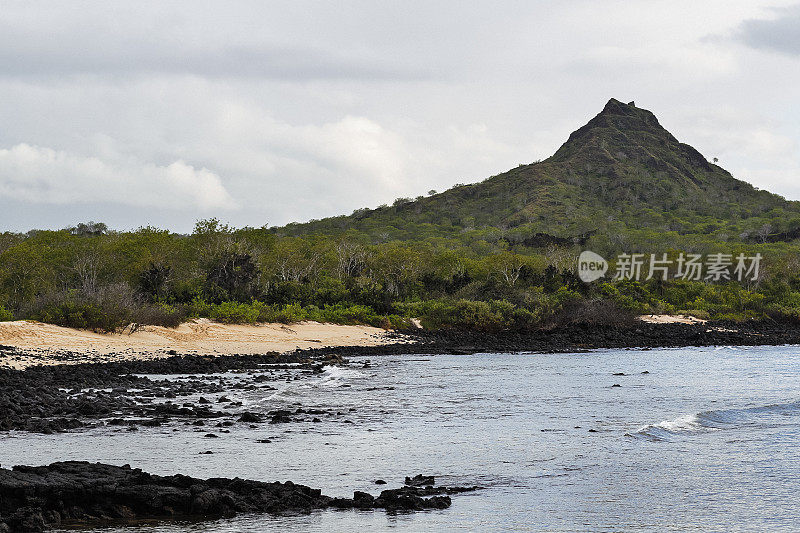 Cerro Dragón位于Galápagos群岛的圣克鲁斯岛